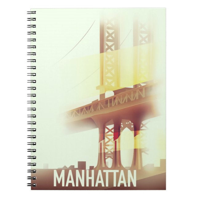 Manhattan kväll anteckningsbok (Framsidan)