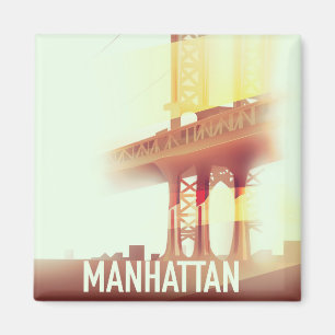 Manhattan kväll magnet
