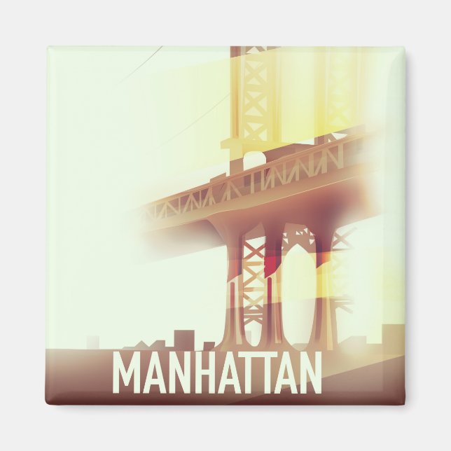 Manhattan kväll magnet (Framsidan)