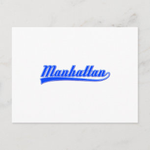 Manhattan med svans vykort
