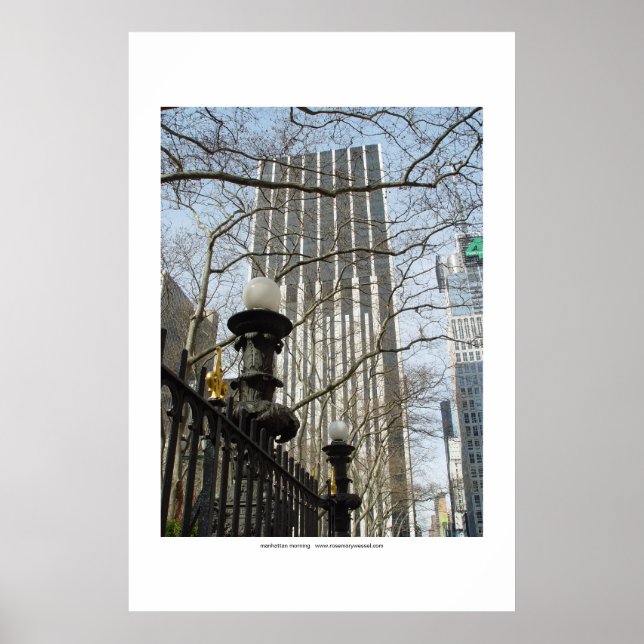 manhattan-morgon poster (Framsidan)