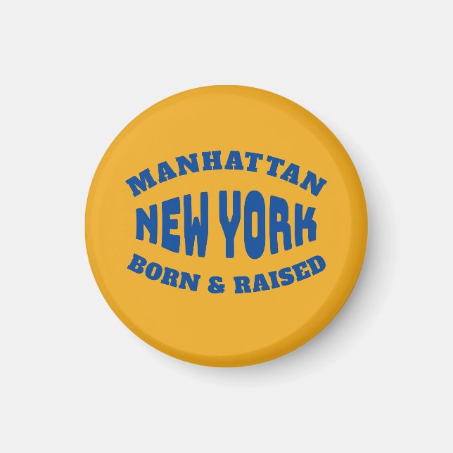 Manhattan New York Born och Razed Magnet (Framsidan)