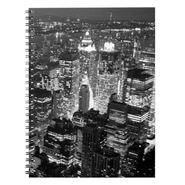 Manhattan New York City Anteckningsbok Med Spiral (Framsidan)