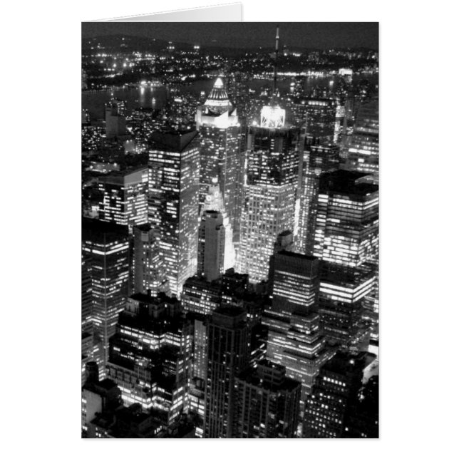 Manhattan New York City Hälsningskort (Framsidan)