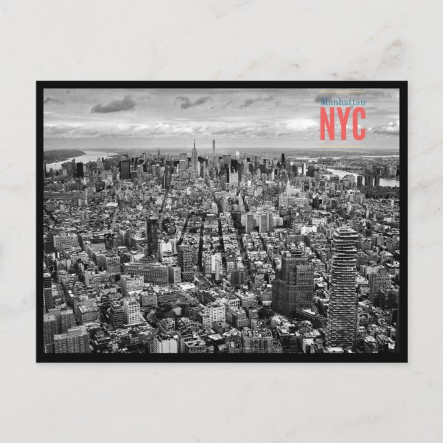 Manhattan, New York City Postcard Vykort (Framsida)