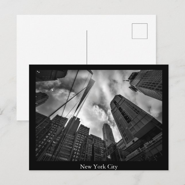 Manhattan, New York City Postcard Vykort (Fram/baksida)