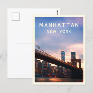 Manhattan - New York City Vykort