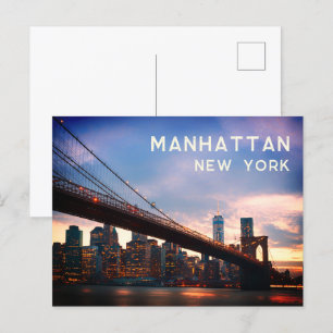 Manhattan - New York City Vykort