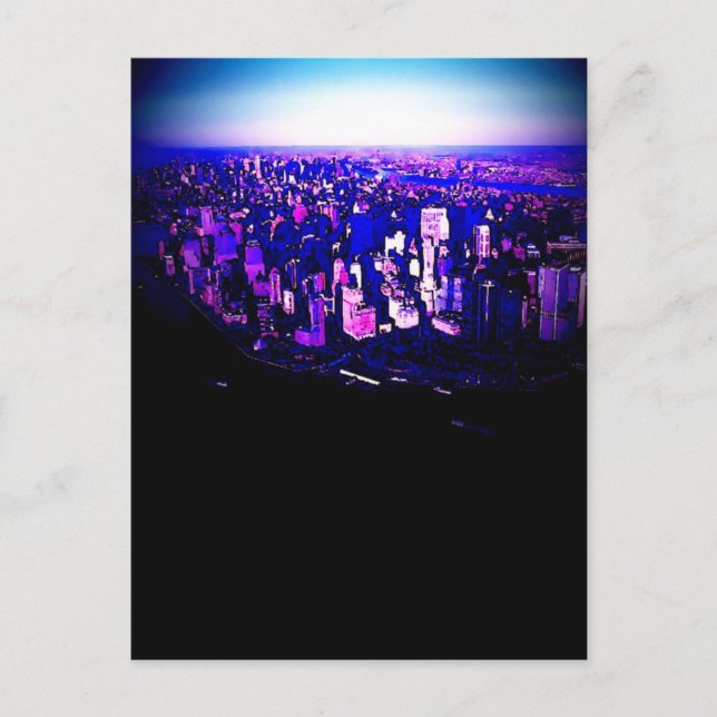 Manhattan New York City Vykort (Framsida)