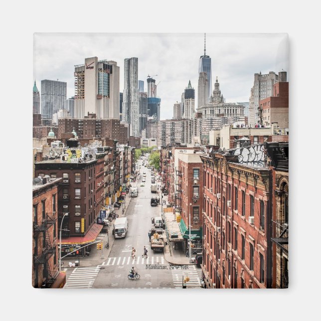 Manhattan, New York cityscape-fotografi, Magnet (Framsidan)