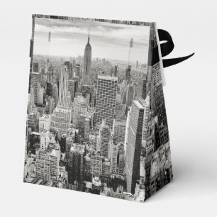 Manhattan, New York (svartvit panorama) Presentaskar