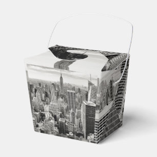 Manhattan, New York (svartvit panorama) Presentaskar