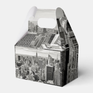 Manhattan, New York (svartvit panorama) Presentaskar