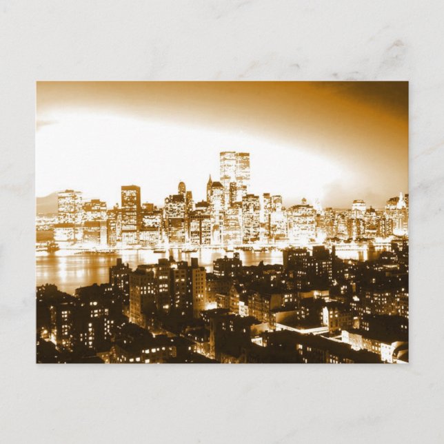 Manhattan New York Vykort (Framsida)