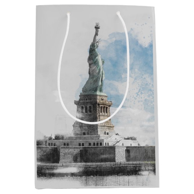 Manhattan Nyc Liberty Statue (Framsidan)