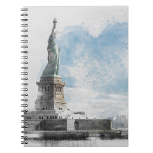 Manhattan Nyc Liberty Statue Anteckningsbok