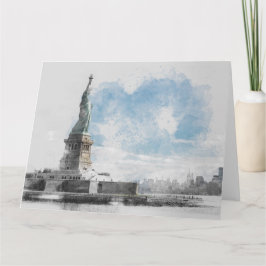 Manhattan Nyc Liberty Statue Kort