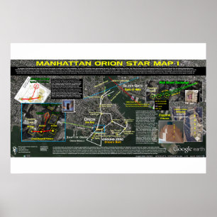 Manhattan Orion Star Karta 1 Poster