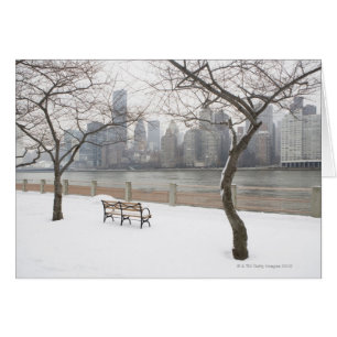 Manhattan på Winter Hälsningskort