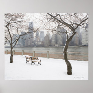 Manhattan på Winter Poster
