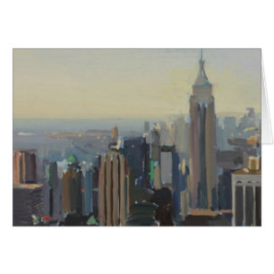 Manhattan panorama 2012 hälsningskort