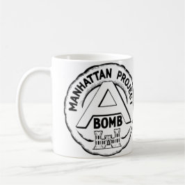 Manhattan Project Badge Kaffemugg
