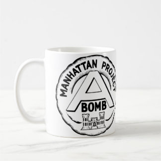 Manhattan Project Badge Kaffemugg