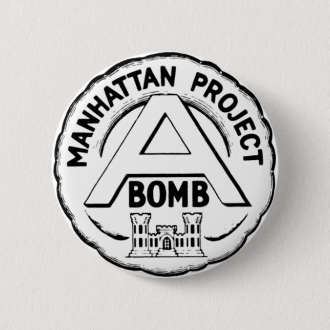 Manhattan Project Badge Knapp (Framsida)