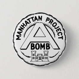 Manhattan Project Badge Knapp