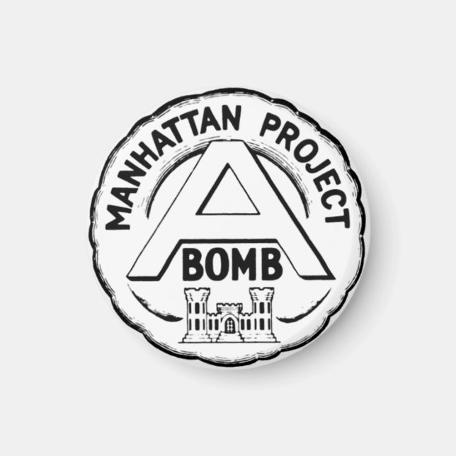 Manhattan Project Badge Magnet (Framsidan)