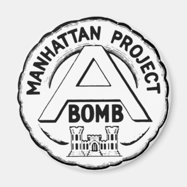 Manhattan Project Badge Magnet (Framsidan)