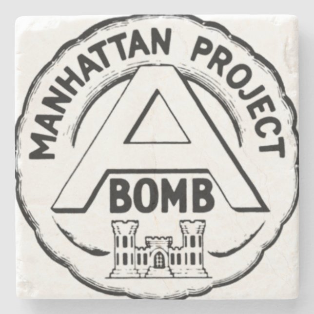 Manhattan Project Badge Stenunderlägg (Framsidan)
