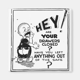 Manhattan Project Secdential Warning Magnet