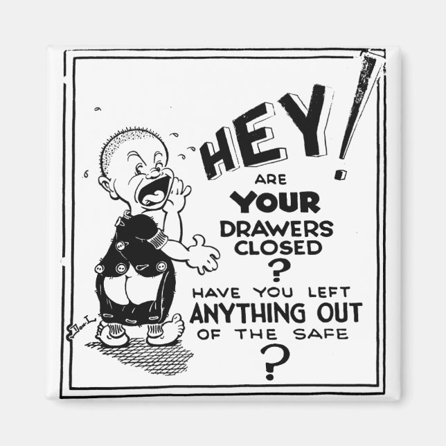 Manhattan Project Secdential Warning Magnet (Framsidan)