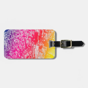 Manhattan rainbow bagagebricka