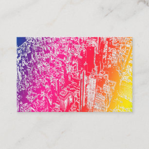 Manhattan rainbow visitkort