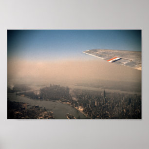 Manhattan Skyline Aerial View 1952 Poster