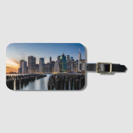 Manhattan Skyline Luggage Tag Bagagebricka