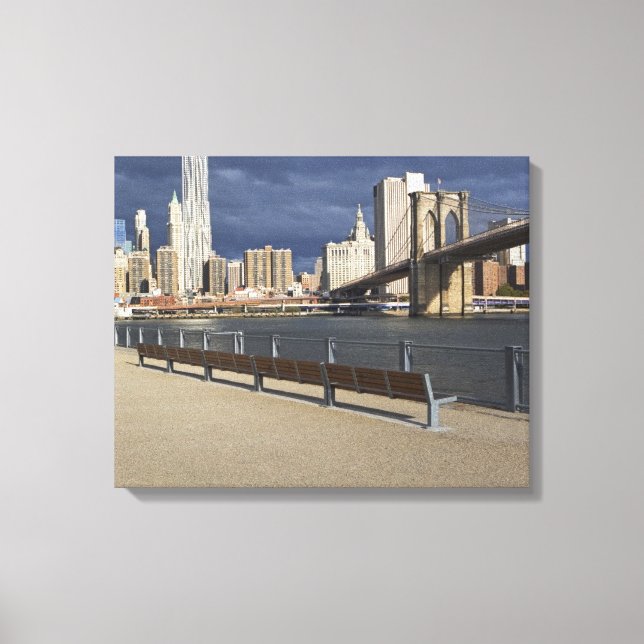 Manhattan skyline, New York City Canvastryck (Framsida)