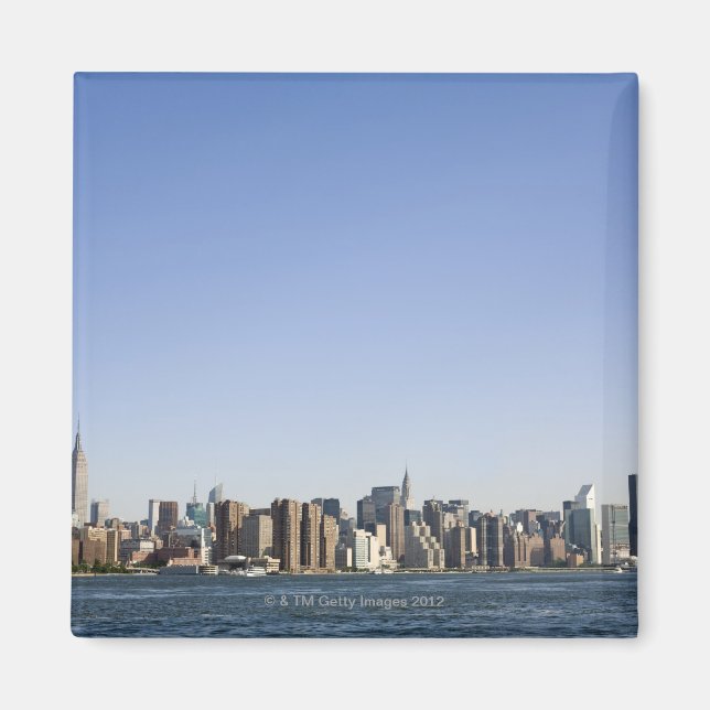 Manhattan Skyline, New York City, NY, USA Magnet (Framsidan)