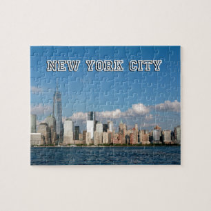 Manhattan Skyline New York City USA Pussel