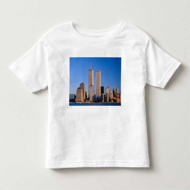 Manhattan Skyline och Hudson River, New York, 2 T-shirt (Framsida)