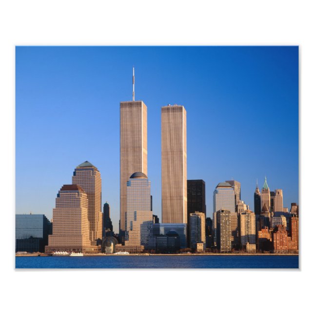 Manhattan Skyline och Hudsonfloden, New York, 2 Fototryck (Framsidan)