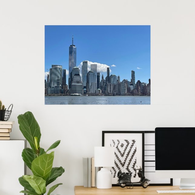 Manhattan Skyline Poster (Hemmakontoret)