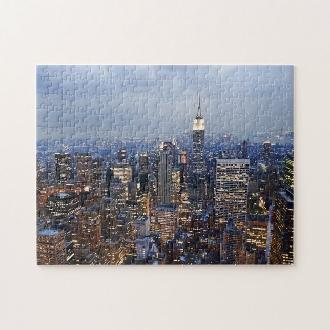 Manhattan Skyline Puzzle Pussel (Horisontell)