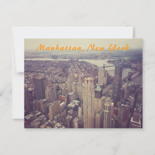 Manhattan Skyline Vykort