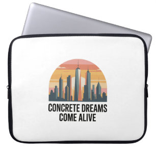 Manhattan State of Mind New York Laptop Fodral
