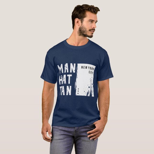 Manhattan T Shirt (Hel framsida)