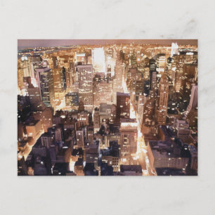"Manhattan Tapestry" New York Art Vykort