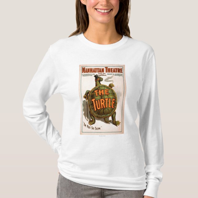 Manhattan Theatre New York Broadway sköldpaddan Tröja (Framsida)